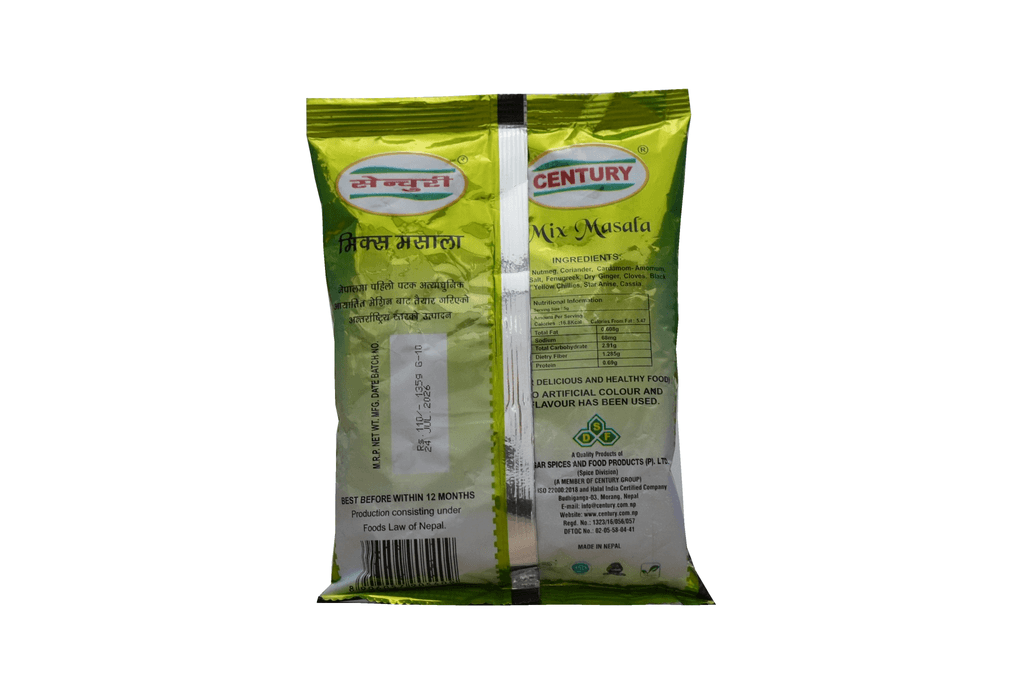 CENTURY MIX MASALA 135GM
