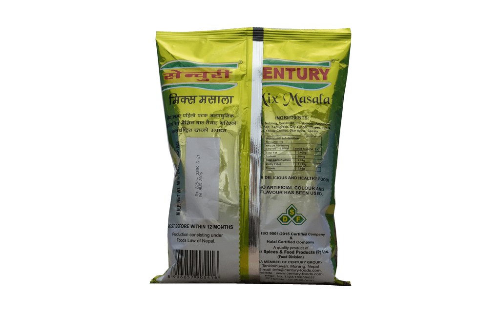 CENTURY MIX MASALA 325GM